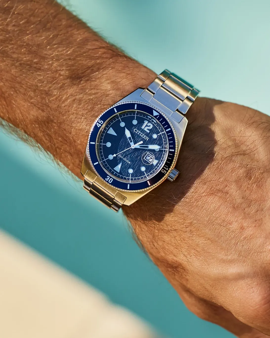 Terra Force Blue Dial Stainless Steel Bracelet AW1886-59L | CITIZEN